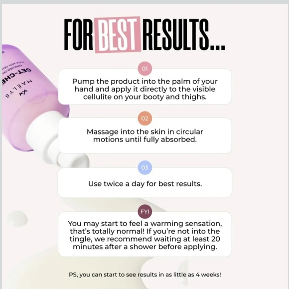 MAËLYS Get-Cheeky Enriched Cellulite Oil - Purple - Picture 4 of 12